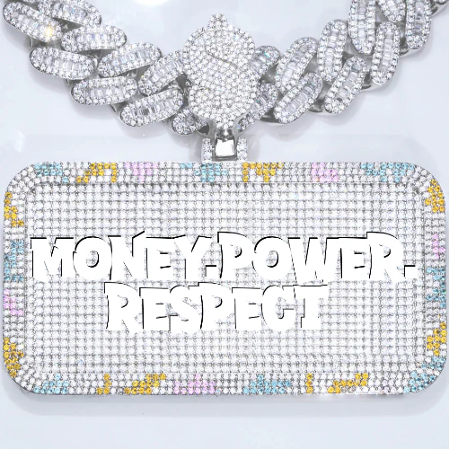 CUSTOM LETTER NECKLACE 3D COLORFUL SQUARE