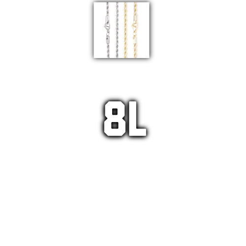 Custom Letters Baguette Two Layer Necklace