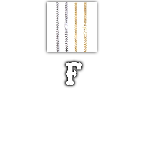 Custom Letters Freibeuter Font Necklace