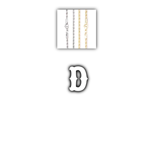 Custom Letters Freibeuter Font Necklace