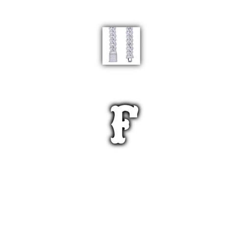 Custom Letters Freibeuter Font Necklace