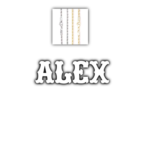 Custom Letters Freibeuter Font Necklace
