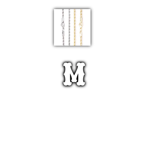Custom Letters Freibeuter Font Necklace
