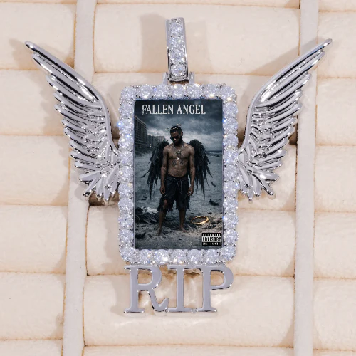 RIP WING 3D CUSTOM PICTURE PENDANT