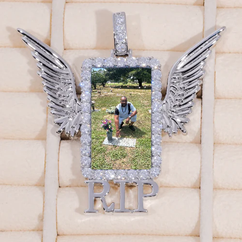 RIP WING 3D CUSTOM PICTURE PENDANT