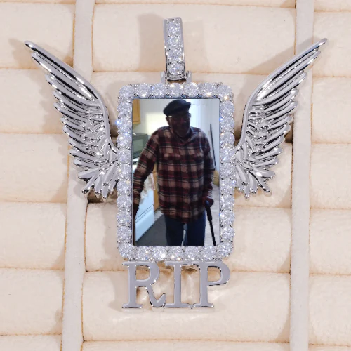 RIP WING 3D CUSTOM PICTURE PENDANT