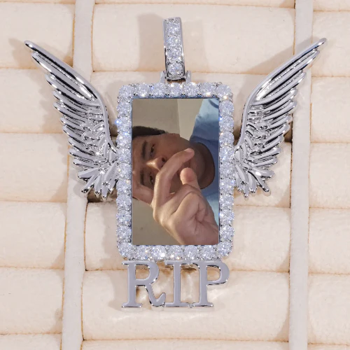RIP WING 3D CUSTOM PICTURE PENDANT