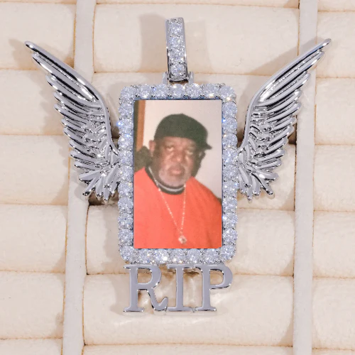 RIP WING 3D CUSTOM PICTURE PENDANT