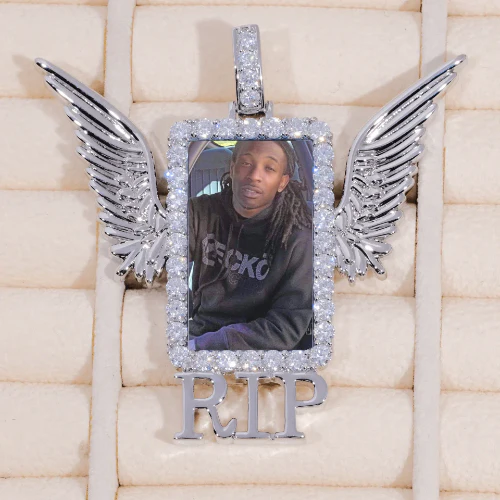 RIP WING 3D CUSTOM PICTURE PENDANT