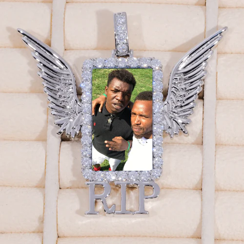 RIP WING 3D CUSTOM PICTURE PENDANT
