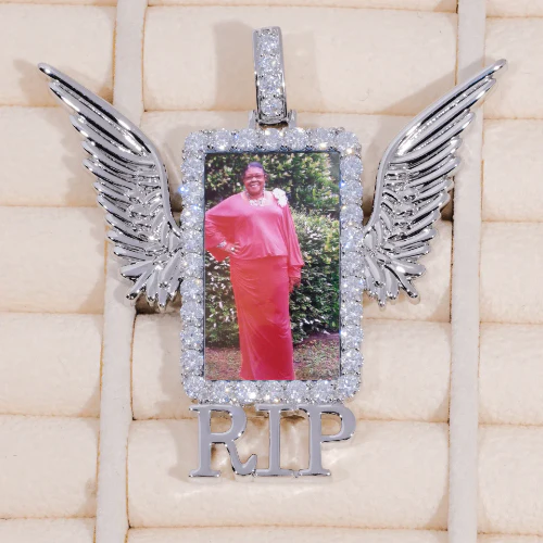 RIP WING 3D CUSTOM PICTURE PENDANT