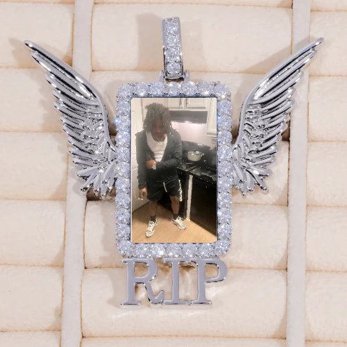 RIP WING 3D CUSTOM PICTURE PENDANT