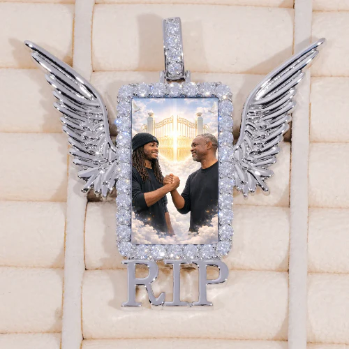 RIP WING 3D CUSTOM PICTURE PENDANT