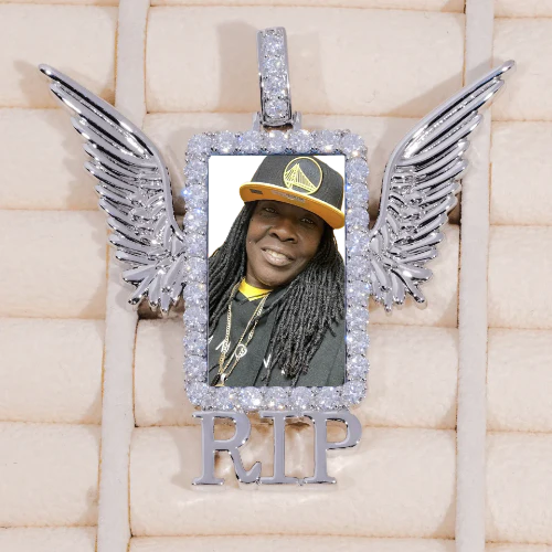 RIP WING 3D CUSTOM PICTURE PENDANT