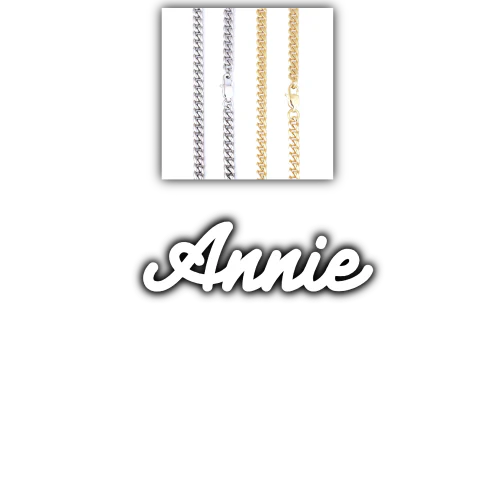 Script Custom Letter Necklace