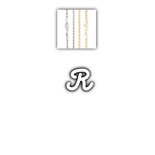 Script Custom Letter Necklace