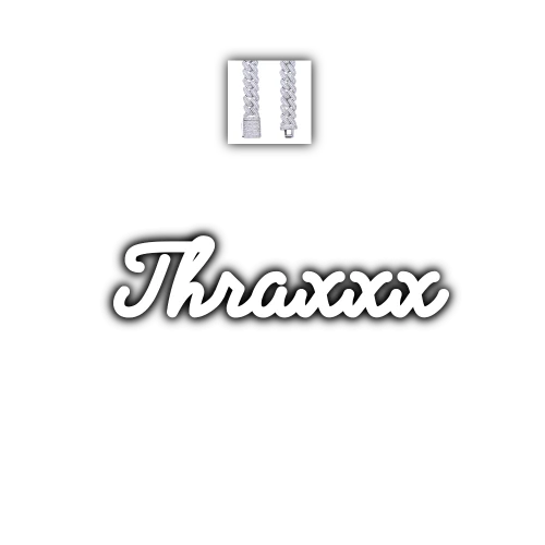 Script Custom Letter Necklace